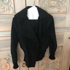 Ossira Black Corduroy Jacket